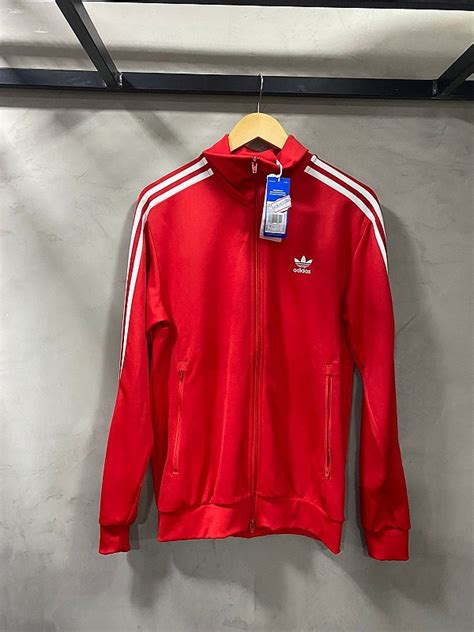 jaqueta adidas originals vermelho